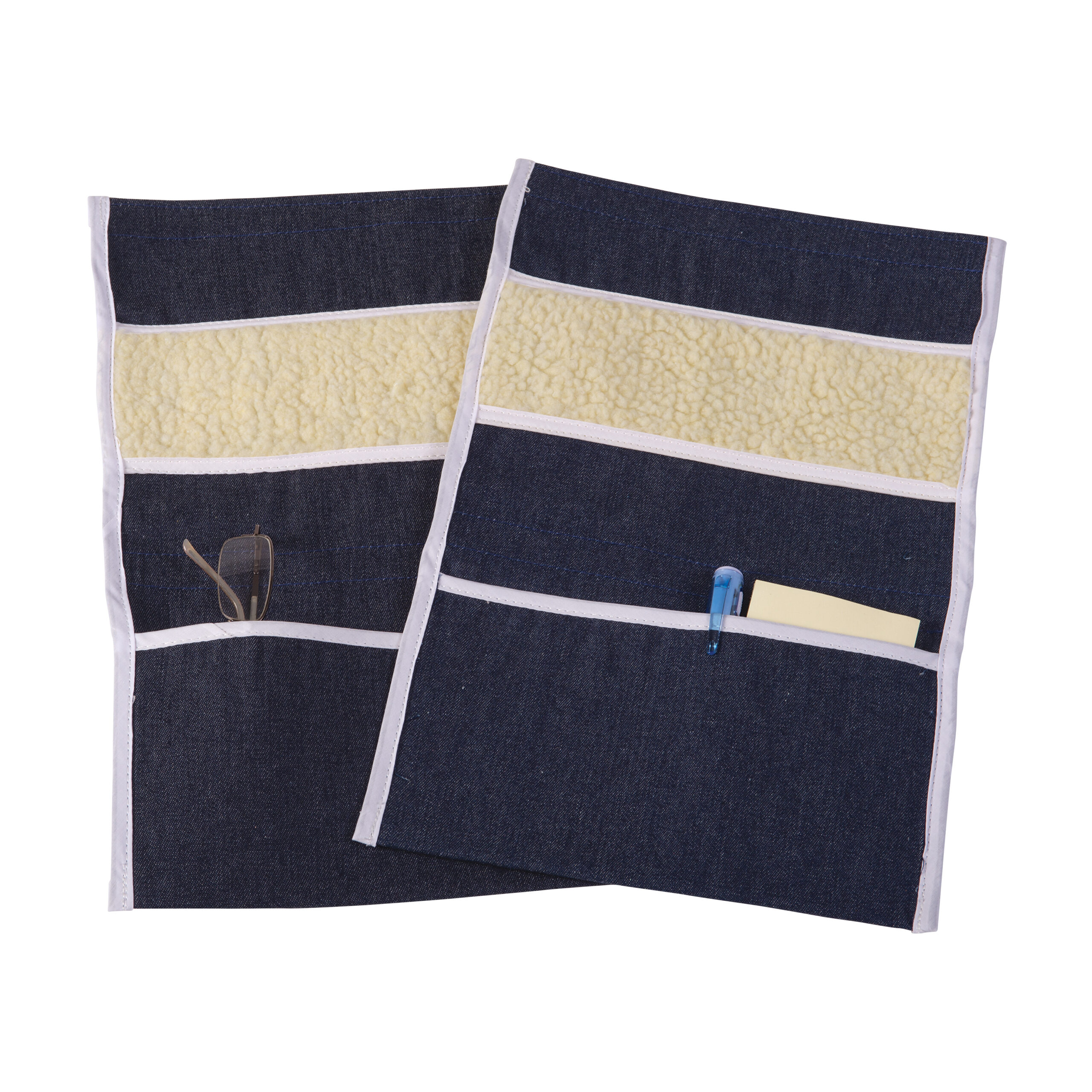 DMI® Fleece Wheelchair Arm Pads with Storage - Image 4