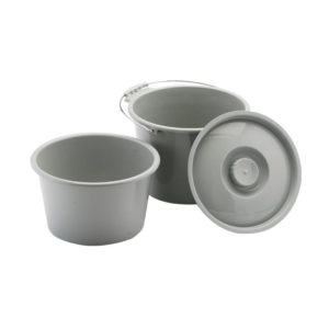 Bucket and Lid for Commodes