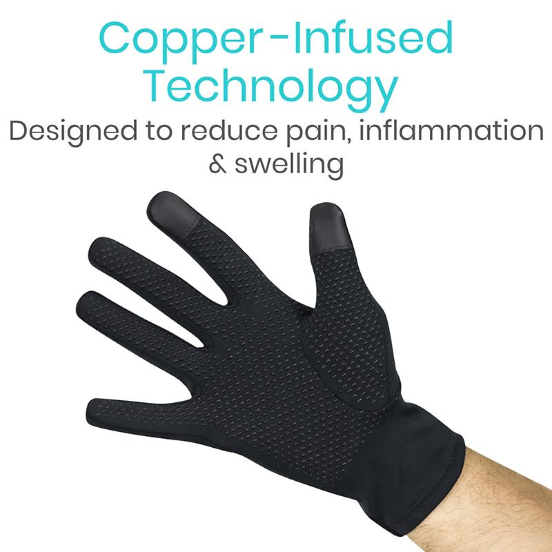Arthritis Gloves Copper Full Finger - Image 4