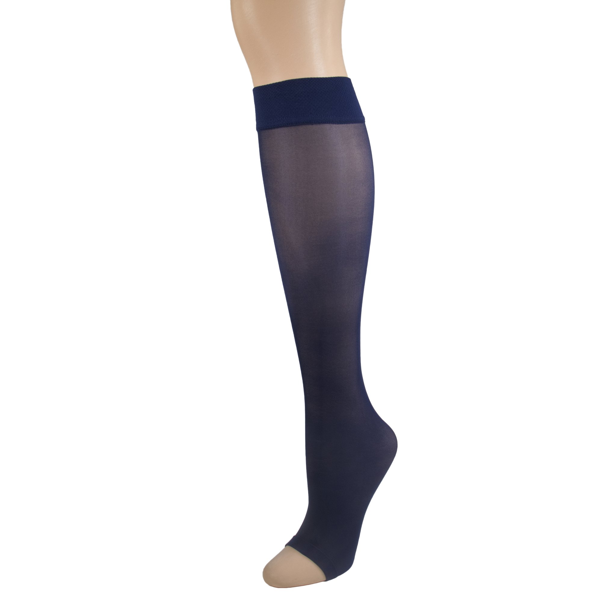 Knee High Open Toe Stockings / Ladies' Sheer - Image 4