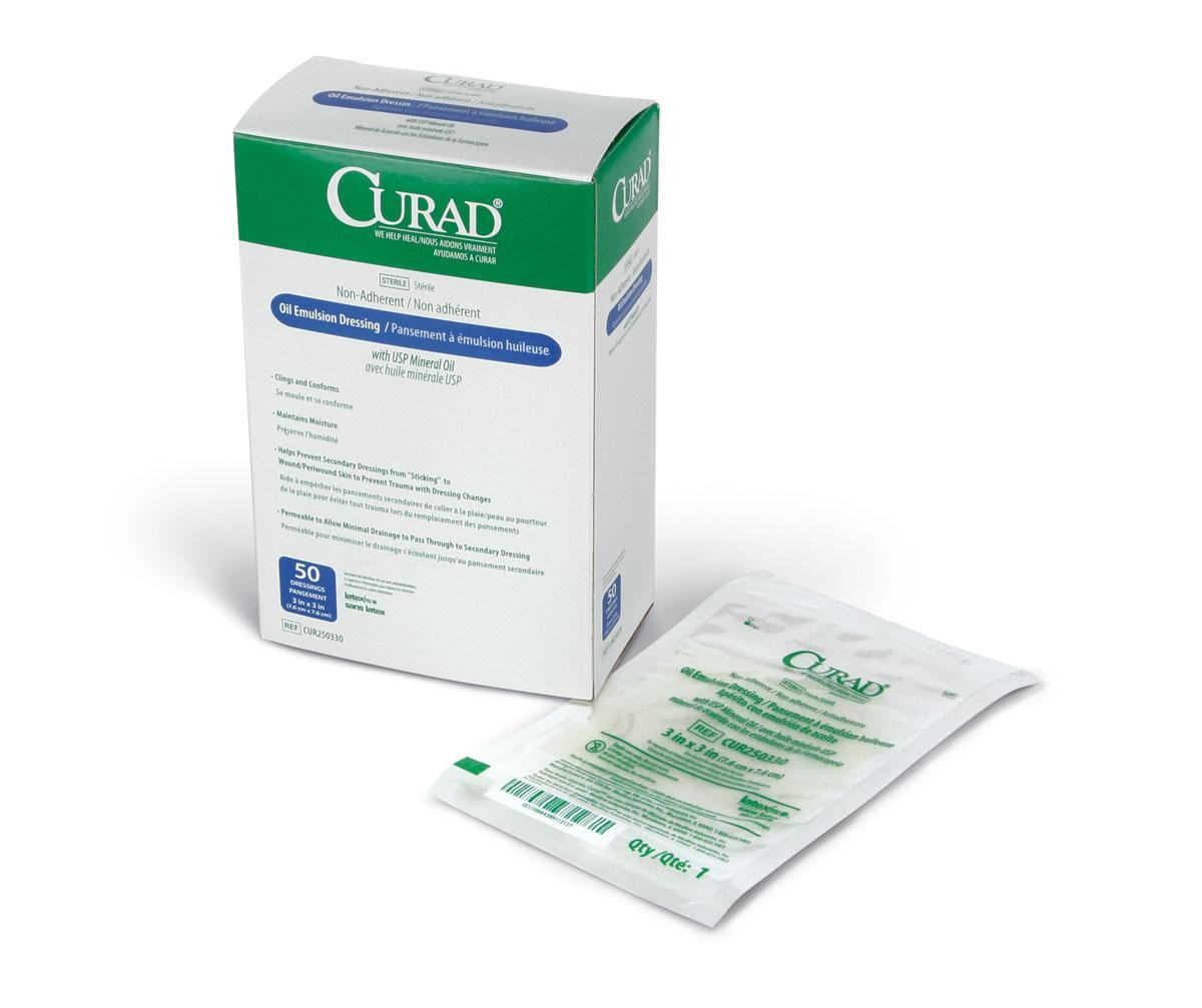 CURAD Sterile Oil Emulsion Gauze