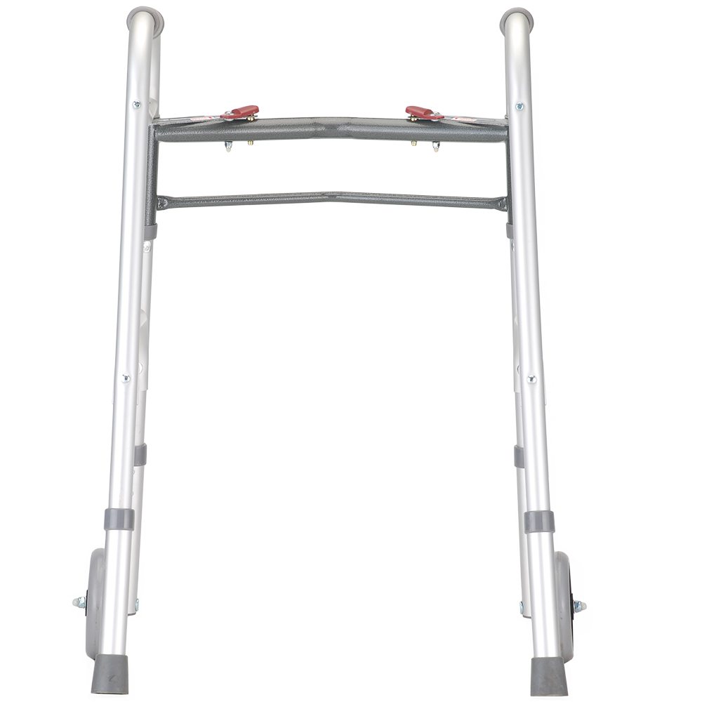 Folding Walker With 5" Wheels 2 Button Petite - Image 2