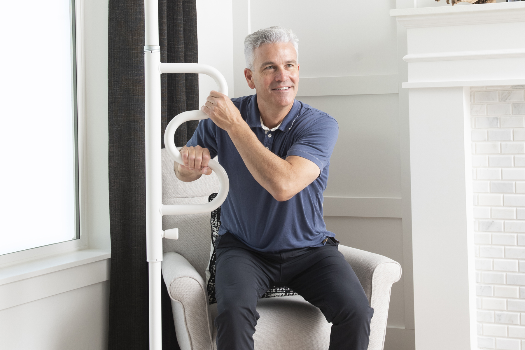 Security Pole & Curve Grab Bar - Image 6