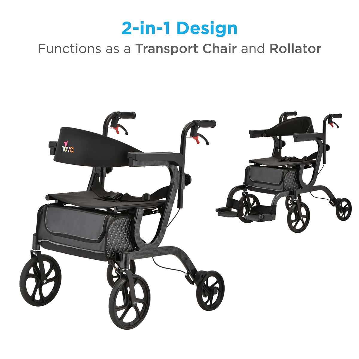Gemini 2 in 1 Rollator - Image 7