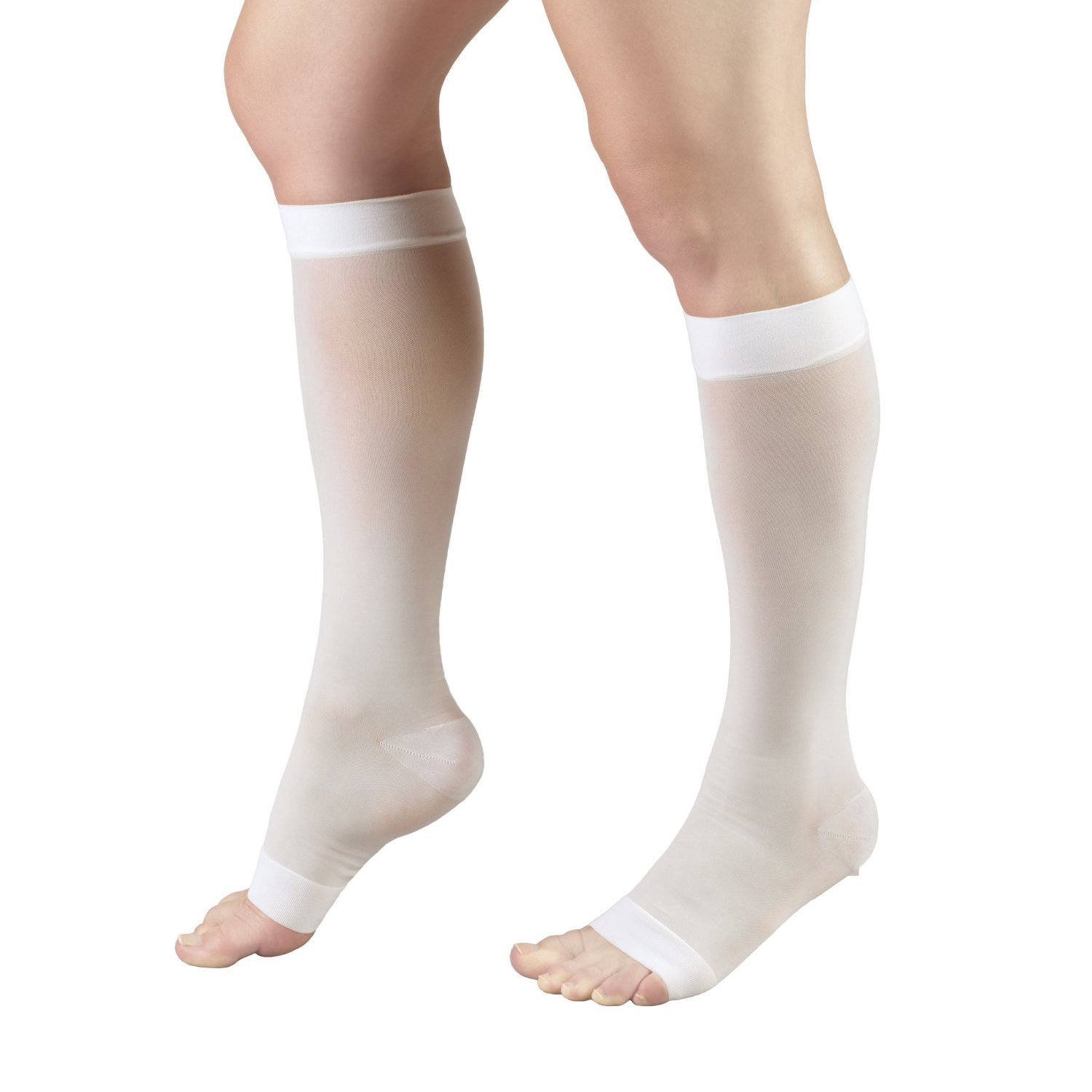 Knee High Open Toe Stockings / Ladies' Sheer - Image 10