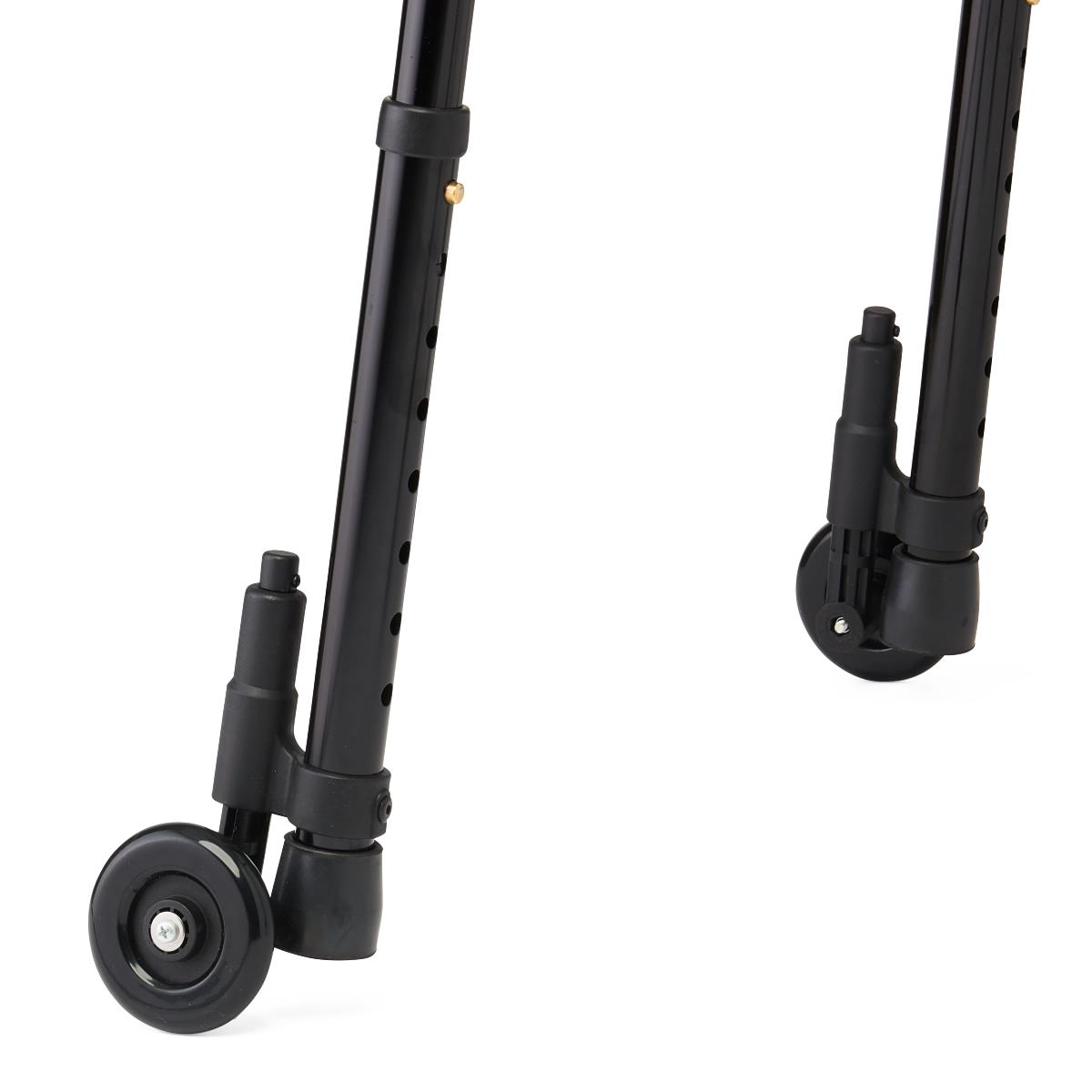 Medline Folding Trigger Walker with 5" Wheels - Image 6