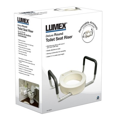 ROUND TOILET SEAT RISER RETAIL - Image 2