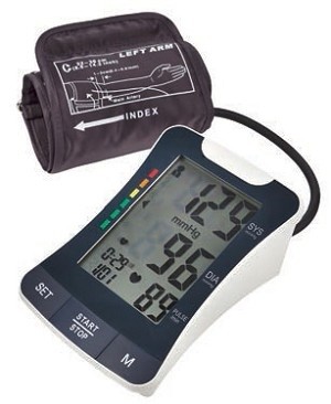 LCD Wide-Screen Blood Pressure Monitor