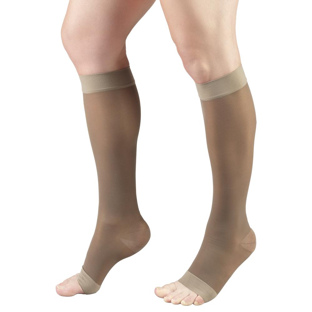 Knee High Open Toe Stockings / Ladies' Sheer - Image 17