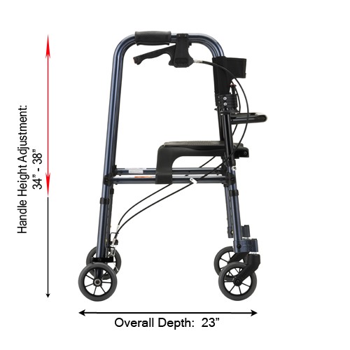 Cruiser De-Light Folding Walker - Image 5
