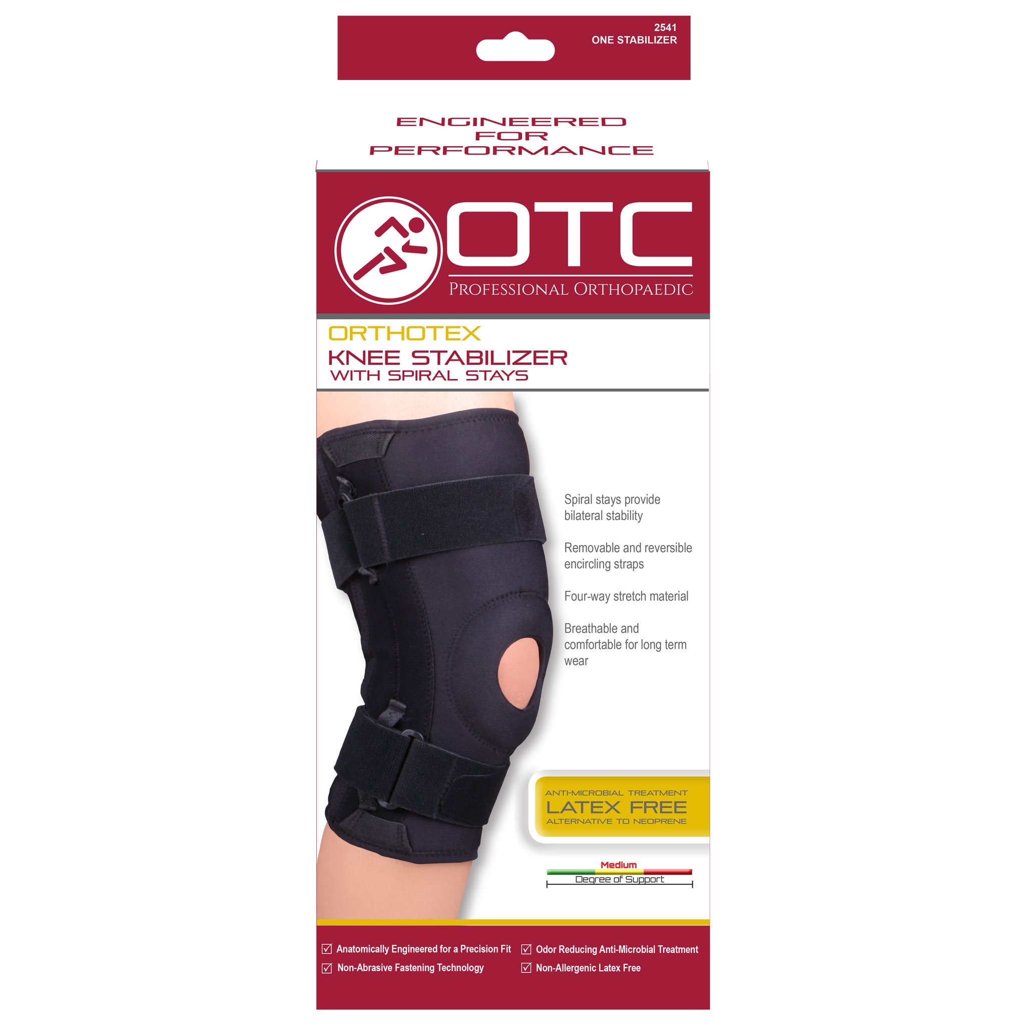 ORTHOTEX KNEE STABILIZER - SPIRAL STAYS - Image 2